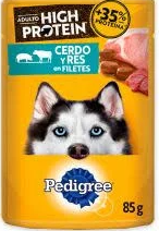PEDIGREE ADUL POUCH CERDO Y RES 85G