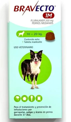 BRAVECTO 10-20 KG 37 DIAS