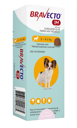BRAVECTO 2-4.5KG 37 DIAS