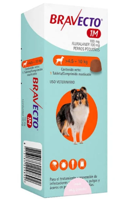BRAVECTO 4.5-10 KG 37 DIAS