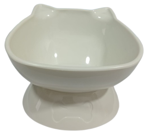 COMEDERO IMPORT ALTO GATITO CON BASE DETA HUESO REF CM-YL-121
