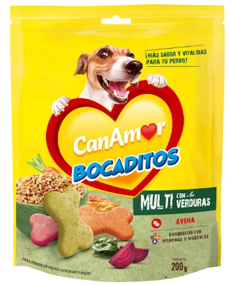 BOCADITOS CANAMOR MULTI CON VER 200G