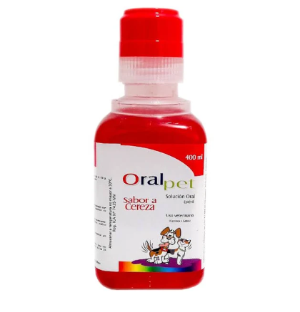 ORAL PET CEREZA 400ML