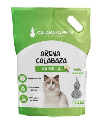 ARENA CALABAZA VAINILLA 4.5 KG