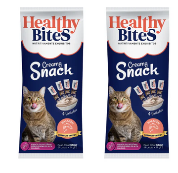 HEALTHY BITES CREAM GATO SALMÓN SOBRE 56G