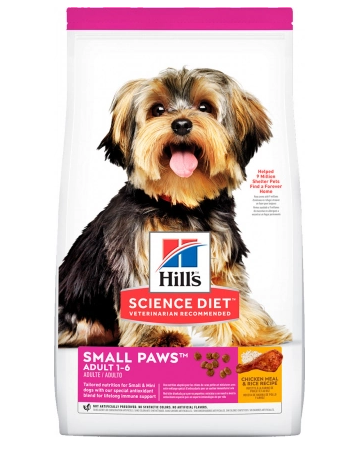 HILLS C ADULT S&M 4.5 LB & MINI 1-6 CHICKEN REF 11002002