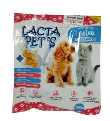 LECHE SOBRE CACHORRO LACTA PETS 100G REF OA1011
