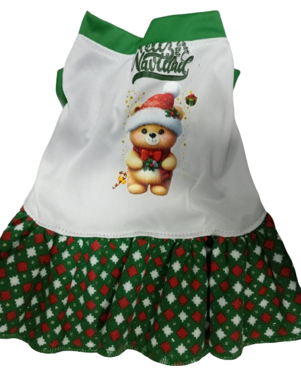 ROP VESTIDO FINO NAVIDEÑO M REF 0599