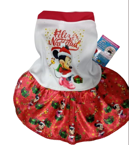 ROP VESTIDO FINO NAVIDEÑO XS REF 0597