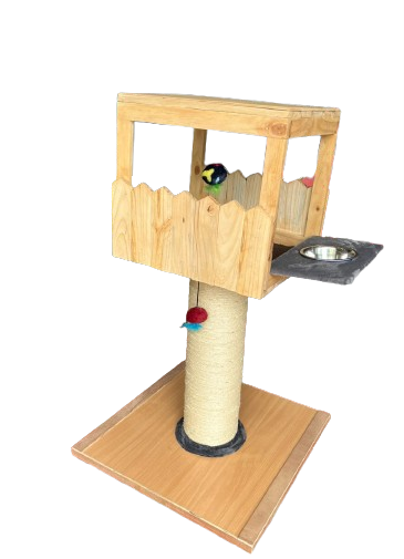 CASA GATO MADERA