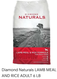 DN LAMB MEAL AND & RICE 6 LB REF 121