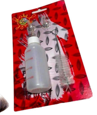 TETERO PLASTICO 2 ONZ CHUPOS+CHURRUSCO REF YR44807