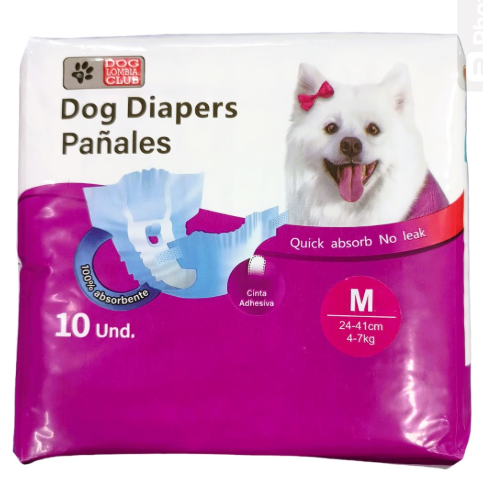 PAÑAL PARA MASCOTA BOLSA TALLA M CM-HIT-20M