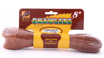 GNAWLERS CHIKEN FLAVOR -1UD X 8" REF 01002