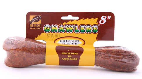GNAWLERS CHIKEN FLAVOR -1UD X 8" REF 01002