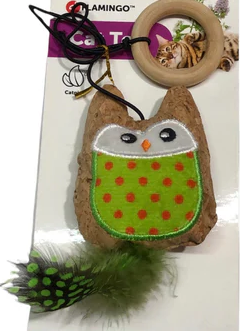 JUG GATO CATNIP DELUXE PELUCHE BUHO COLGANTE CM-SYP-64