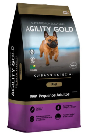 AGILITY PIEL PEQUEÑOS ADULTOS 8KG REF 157760