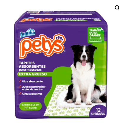 TAPETE PETYS EXTRA GRUESO PAQUETE 12UN