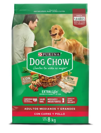 DOG CHOW ADULR/Z MG 8KG NUTRI REFORZADA