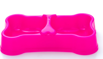 COMEDERO DOBLE PEQUEÑO REF 1002 (FORMA D HUESO)