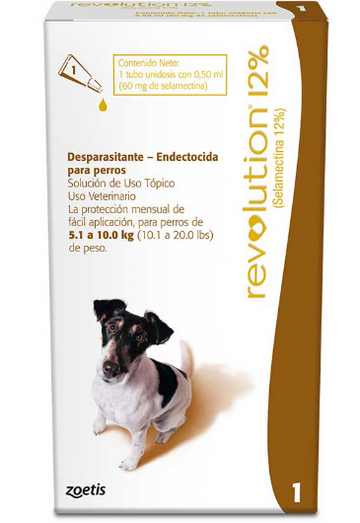 REVOLUTION 12% X 0.50 ML (CAFE) 5.1 A10 KG REF 401006