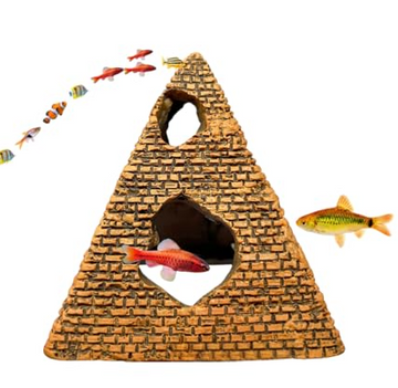 ADORNO PIRAMIDE PARA ACUARIO