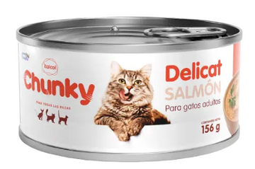 DELI CAT SALMON CHUNKY x 156G (REF 153868)