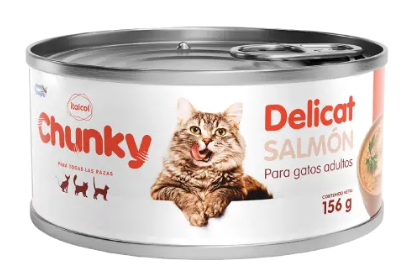 DELI CAT SALMON CHUNKY x 156G (REF 153868)