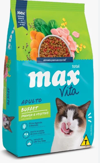 MAX VITA GATO ADULTO BUFFET FRANGO Y VEGETAIS 3 KG REF 11101074