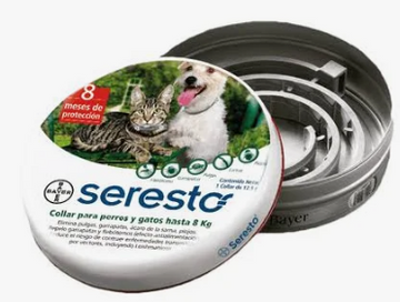 SERESTO COLLAR PERROS Y GATOS SMALL MENOS DE 8 KILOS