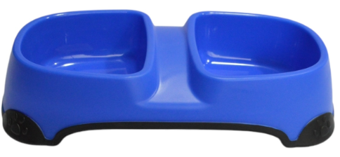 COMEDERO DOBLE ANTIDESLIZANTE 34,5X17,5X5 CM REF YE117432-M