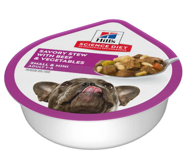 HILLS C ADUL SMALL PAWS TRAY STEM WITH BEEF 99GR REF 11002151