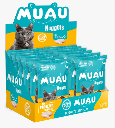 MUAU NUGGETS 12G PROTEINA POLLO