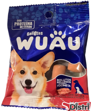 WUAU GALLETA 20G PROTEINA DE CERDO