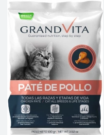 F GRAND VITA PATÉ DE POLLO GATO 100G REF 401014