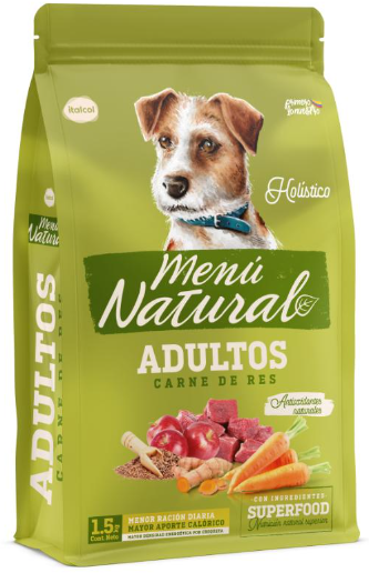 MENU NAT EXT PERRO RES PACK 1.5 KG REF 153213