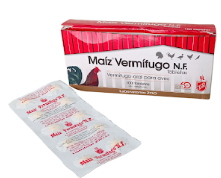 MAIZ VERMIFUGO N.F TABLETA X 5 UND