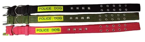 COLLAR SENCILLO POLICE DOG MEDIANO 60 CM LARGO REF 2078