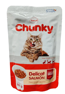 DELI CAT TROZOS DE SALMON CHUNKY X 80 GR REF 153493