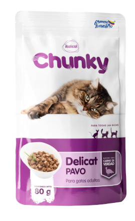CHUNKY DELICAT TROZO DE PAVO 80G