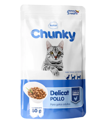 DELICAT TROZOS DE POLLO CHUNKY X 80 GR REF 153486