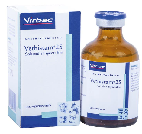 VET VETHISTAN 25 FCO X 50 ML
