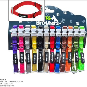 COLLAR COLORES 1 CM REF 15464-2013