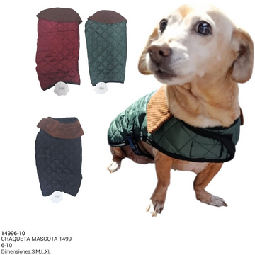 ROPA CHAQUETA MASCOTA REF 14996-10