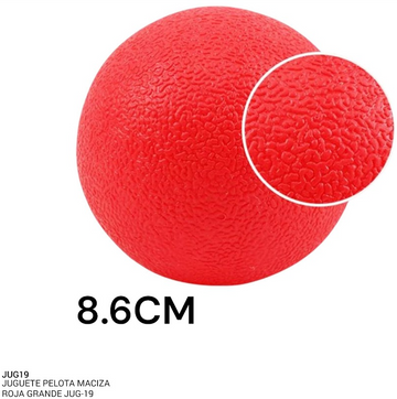 JUGUETE PELOTA MACIZA ROJA GRANDE REF JUG-19