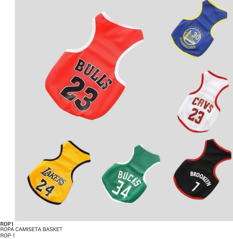 ROPA CAMISETA BASKET REF ROP-1