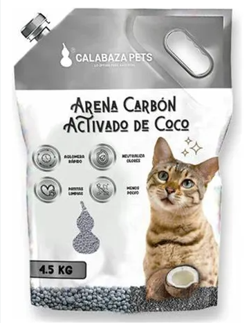 ARENA CALABAZA CARBON 4.5KG