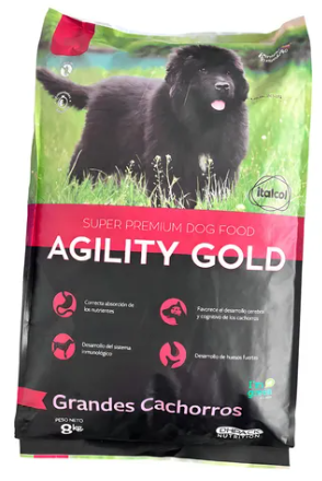 AGILITY GRAN CACHORRO 8KG REF 152208