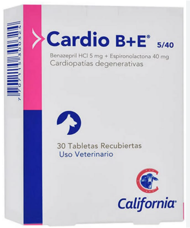 CARDIO B+E 5-40 MG X 6 UND