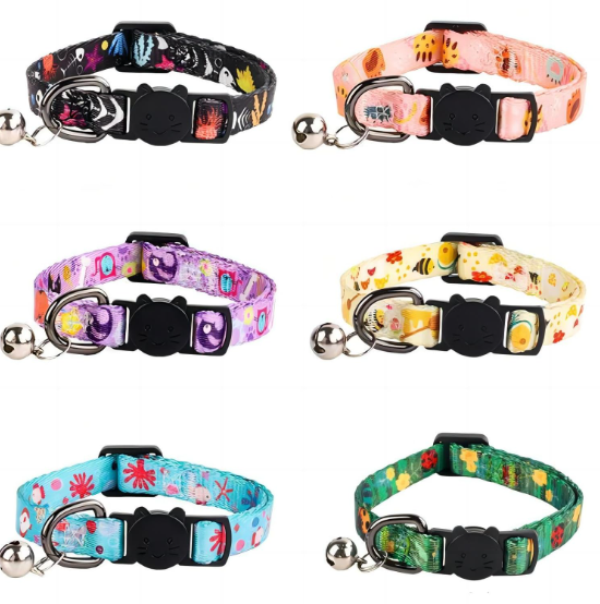 CARTON COLLAR GATO REATA FINA Y DIJE X 1 UND